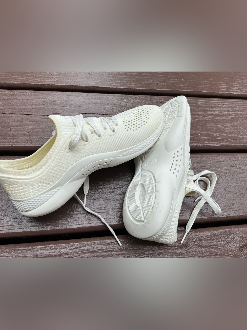 Lightweight CROCS Women's Lace-Up Sneakers